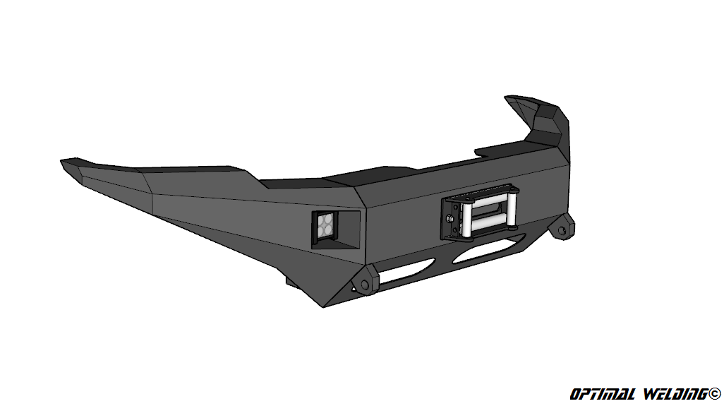 03-05 DODGE RAM FRONT WINCH BUMPER PLANS